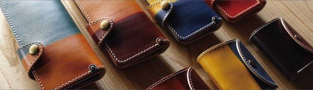 leather-goods -革染め財布